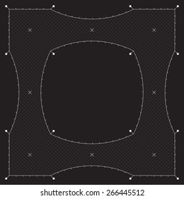Grid for modern virtual technology futuristic user interface HUD