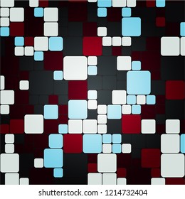 Grid Mosaic Background, Creative Design Templates