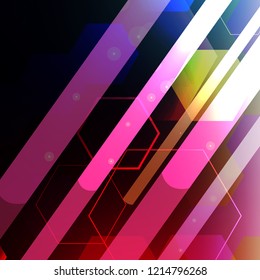 Grid Mosaic Background, Creative Design Templates