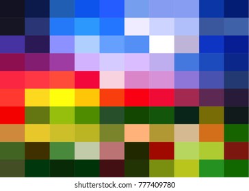 Grid Mosaic Background, Creative Design Templates