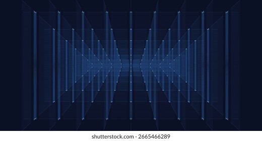 Grid network overlay texture background