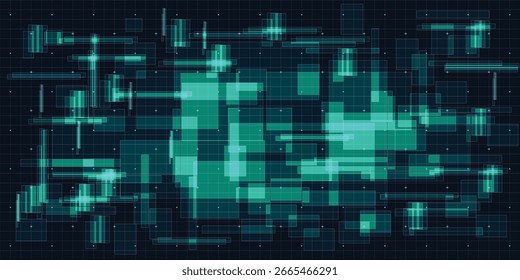 Grid network overlay texture background