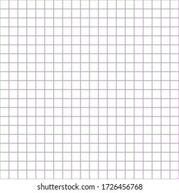Grid paper. Abstract color squared background. Geometric  pattern for school, wallpaper, web page, textures, fabric, textile. Lined paper blank isolated on transparent background.
