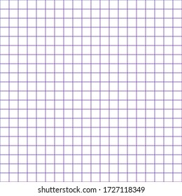 Papel de cuadrícula. Color abstracto del fondo cuadrado. Patrón geométrico para la escuela, fondo de pantalla, página web, texturas, tela, textil. Papel en blanco aislado en fondo transparente.