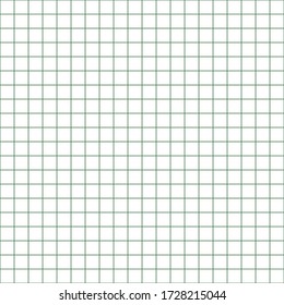 Grid paper. Abstract color squared background. Geometric  pattern for school, wallpaper, web page, textures, fabric, textile. Lined paper blank isolated on transparent background.
