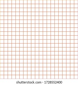 Grid paper. Abstract color squared background. Geometric  pattern for school, wallpaper, web page, textures, fabric, textile. Lined paper blank isolated on transparent background.
