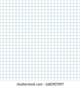 Grid paper. Abstract squared background with blue graph. Geometric pattern for school, wallpaper, textures, notebook. Lined blank sheets set isolated on transparent background.