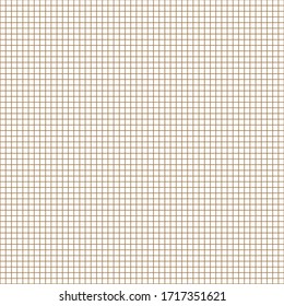 Grid paper. Abstract squared background. Geometric pattern for school, wallpaper, web page, textures, fabric, textile. Lined  blank for education isolated on transparent background.  