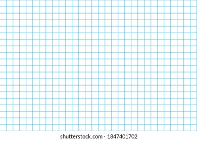 Grid paper. Abstract squared background with color graph. Geometric pattern for school, wallpaper, textures, notebook. Lined blank on transparent background.