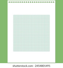 Grid paper. Abstract squared background with color graph. Geometric pattern for school, wallpaper, textures, notebook. Lined blank on transparent background.