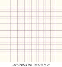 Gitterpapier. Abstrakter quadratischer Hintergrund mit Farbdiagramm. Geometrisches Muster für Schule, Tapete, Texturen, Notizbuch. Gekämmtes Leerzeichen auf transparentem Hintergrund.