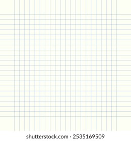 Grid paper. Abstract squared background with color graph. Geometric pattern for school, wallpaper, textures, notebook. Lined blank on transparent background.