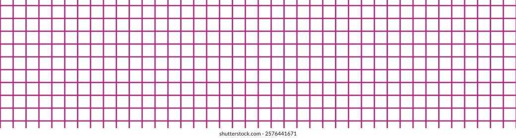 Grid paper. Abstract squared background with color graph. Geometric pattern for school, wallpaper, textures, notebook. Lined blank on transparent background.
