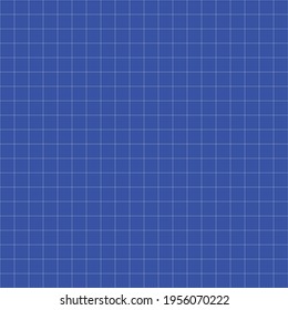 Gitterpapier. Abstrakter, quadratischer Farbhintergrund mit weißer Grafik. Geometrisches Muster für Schule, Bildschirmhintergrund, Texturen, Notebook. Leer auf transparentem Hintergrund.
