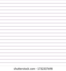 Papel de cuadrícula. Resumen de fondo rayado con líneas horizontales de color. Patrón geométrico para la escuela, fondo de pantalla, texturas. Papel en blanco aislado en fondo transparente. 