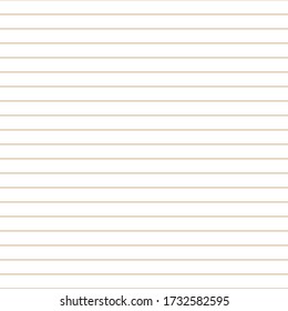 Grid paper. Abstract striped background with color horizontal lines. Geometric pattern for school, wallpaper, textures. Lined paper blank isolated on transparent background. 