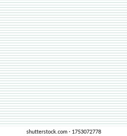 Grid paper. Abstract striped background with color horizontal lines. Geometric seamless pattern for school, wallpaper, textures, notebook. Lined paper blank on transparent background.