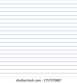 Papel de cuadrícula. Resumen de fondo rayado con líneas horizontales de color. Patrón geométrico sin fisuras para la escuela, papel pintado, texturas, cuaderno. Papel en blanco sobre fondo transparente.