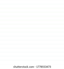 Gitterpapier. Abstrakter, gestreifter Hintergrund mit horizontalen Farblinien. Geometrisches nahtloses Muster für Schule, Bildschirmhintergrund, Texturen, Notebook. Liniertes Papier auf transparentem Hintergrund.
