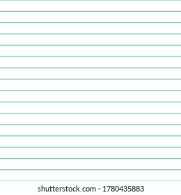 Gitterpapier. Abstrakter, gestreifter Hintergrund mit horizontalen Farblinien. Geometrisches nahtloses Muster für Schule, Bildschirmhintergrund, Texturen, Notebook. Liniertes Papier auf transparentem Hintergrund.