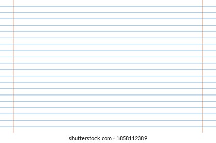 Grid paper. Abstract striped background with color horizontal lines. Geometric pattern for school, wallpaper, textures, notebook. Lined paper blank isolated on transparent background.