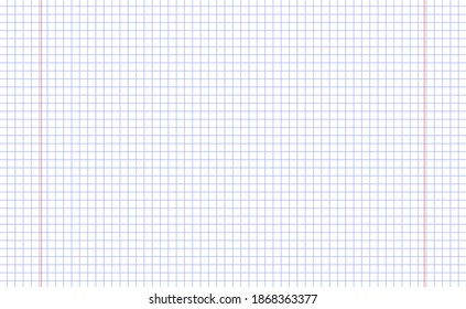 Grid paper. Abstract striped background with color horizontal lines. Geometric pattern for school, wallpaper, textures, notebook. Lined paper blank isolated on transparent background.