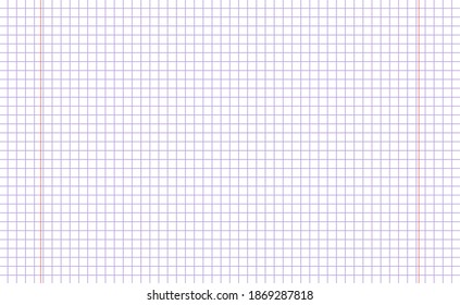 Grid paper. Abstract striped background with color horizontal lines. Geometric pattern for school, wallpaper, textures, notebook. Lined paper blank isolated on transparent background.