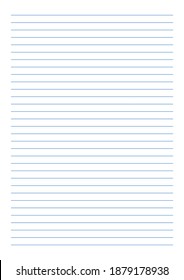 Grid paper. Abstract striped background with color horizontal lines. Lined paper blank on transparent background. White geometric pattern for school, copybooks, notebooks, diary, notes, banners, books