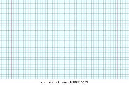 Grid paper. Abstract striped background with color horizontal lines. Geometric pattern for school, wallpaper, textures, notebook. Lined paper blank isolated on transparent background.