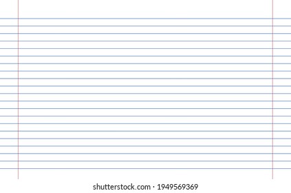 Grid paper. Abstract striped background with color horizontal lines. Geometric pattern for school, wallpaper, textures, notebook. Lined paper blank isolated on transparent background.