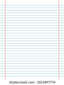 Papel de cuadrícula. Resumen de fondo rayado con líneas horizontales de color. Patrón geométrico para la escuela, fondo de pantalla, texturas, cuaderno. Papel en blanco aislado en fondo transparente.