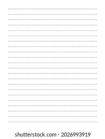 Grid paper. Abstract striped background with color horizontal lines. Geometric pattern for school, wallpaper, textures, notebook. Lined paper blank isolated on transparent background.