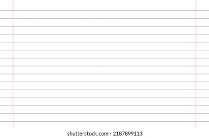 Grid paper. Abstract striped background with color horizontal lines. Geometric pattern for school, wallpaper, textures, notebook. Lined paper blank isolated on transparent background.