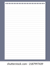 Papel de cuadrícula. Resumen de fondo rayado con líneas horizontales de color. Patrón geométrico para la escuela, fondo de pantalla, texturas, cuaderno. Papel en blanco aislado en fondo transparente.
