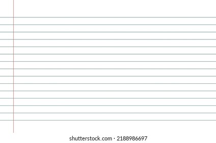 Grid paper. Abstract striped background with color horizontal lines. Geometric pattern for school, wallpaper, textures, notebook. Lined paper blank isolated on transparent background.