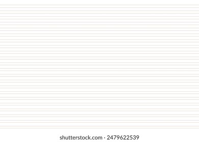 Grid paper. Abstract striped background with color horizontal lines. Geometric pattern for school, wallpaper, textures, notebook. Lined paper blank isolated on transparent background.
