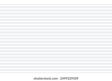 Grid paper. Abstract striped background with color horizontal lines. Geometric pattern for school, wallpaper, textures, notebook. Lined paper blank isolated on transparent background.