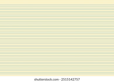 Grid paper. Abstract striped background with color horizontal lines. Geometric pattern for school, wallpaper, textures, notebook. Lined paper blank isolated on transparent background.