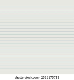 Grid paper. Abstract striped background with color horizontal lines. Geometric pattern for school, wallpaper, textures, notebook. Lined paper blank isolated on transparent background.