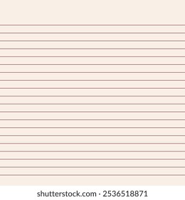 Grid paper. Abstract striped background with color horizontal lines. Geometric pattern for school, wallpaper, textures, notebook. Lined paper blank isolated on transparent background.