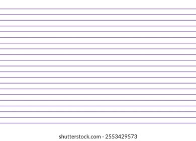 Grid paper. Abstract striped background with color horizontal lines. Geometric pattern for school, wallpaper, textures, notebook. Lined paper blank isolated on transparent background.