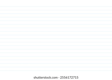 Grid paper. Abstract striped background with color horizontal lines. Geometric pattern for school, wallpaper, textures, notebook. Lined paper blank isolated on transparent background.