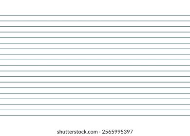 Grid paper. Abstract striped background with color horizontal lines. Geometric pattern for school, wallpaper, textures, notebook. Lined paper blank isolated on transparent background.