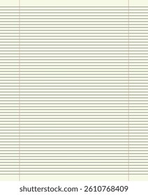 Grid paper. Abstract striped background with color horizontal lines. Geometric pattern for school, wallpaper, textures, notebook. Lined paper blank isolated on transparent background.