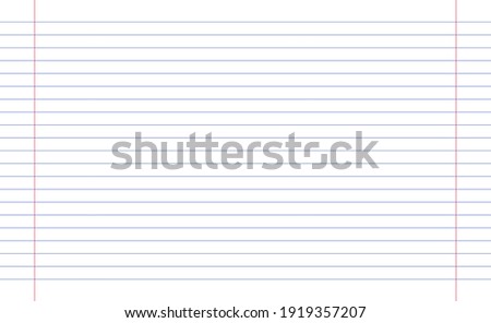 Grid paper. Abstract striped background with color horizontal lines. Geometric pattern for school, wallpaper, textures, notebook. Lined paper blank isolated on transparent background.