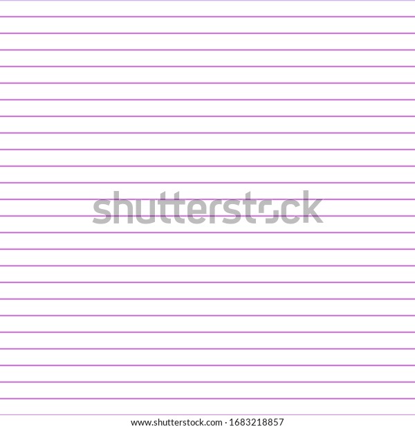 グリッド用紙 ピンクの横線と抽象的なストライプの背景 学校 壁紙 テクスチャー ノート ブックの幾何学的なパターン 透明な背景に裏地と紙空白 のベクター画像素材 ロイヤリティフリー