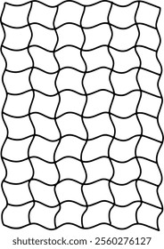 Grid Paper Decor | Minimalist Doodle Vector for Stationery and Design Projects