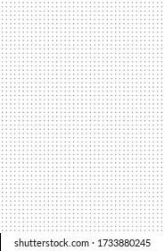 Grid paper. Dotted grid on white background. Abstract dotted transparent illustration with dots. White geometric seamless pattern for school, copybooks, notebooks, diary, notes, banners, print, books.