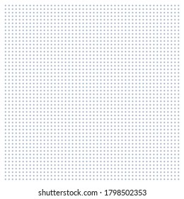 Grid paper. Dotted grid on white background. Abstract dotted transparent illustration with dots. White geometric pattern for school, copybooks, notebooks, diary, notes, banners, print, books.