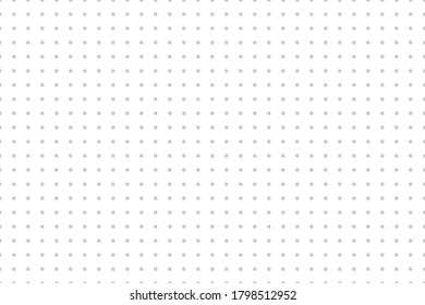 Papel de cuadrícula. Cuadrícula con puntos sobre fondo blanco. Resumen de ilustraciones transparentes con puntos. Patrón geométrico blanco transparente para la escuela, cuadernos, diarios, notas, banners, impresos, libros.